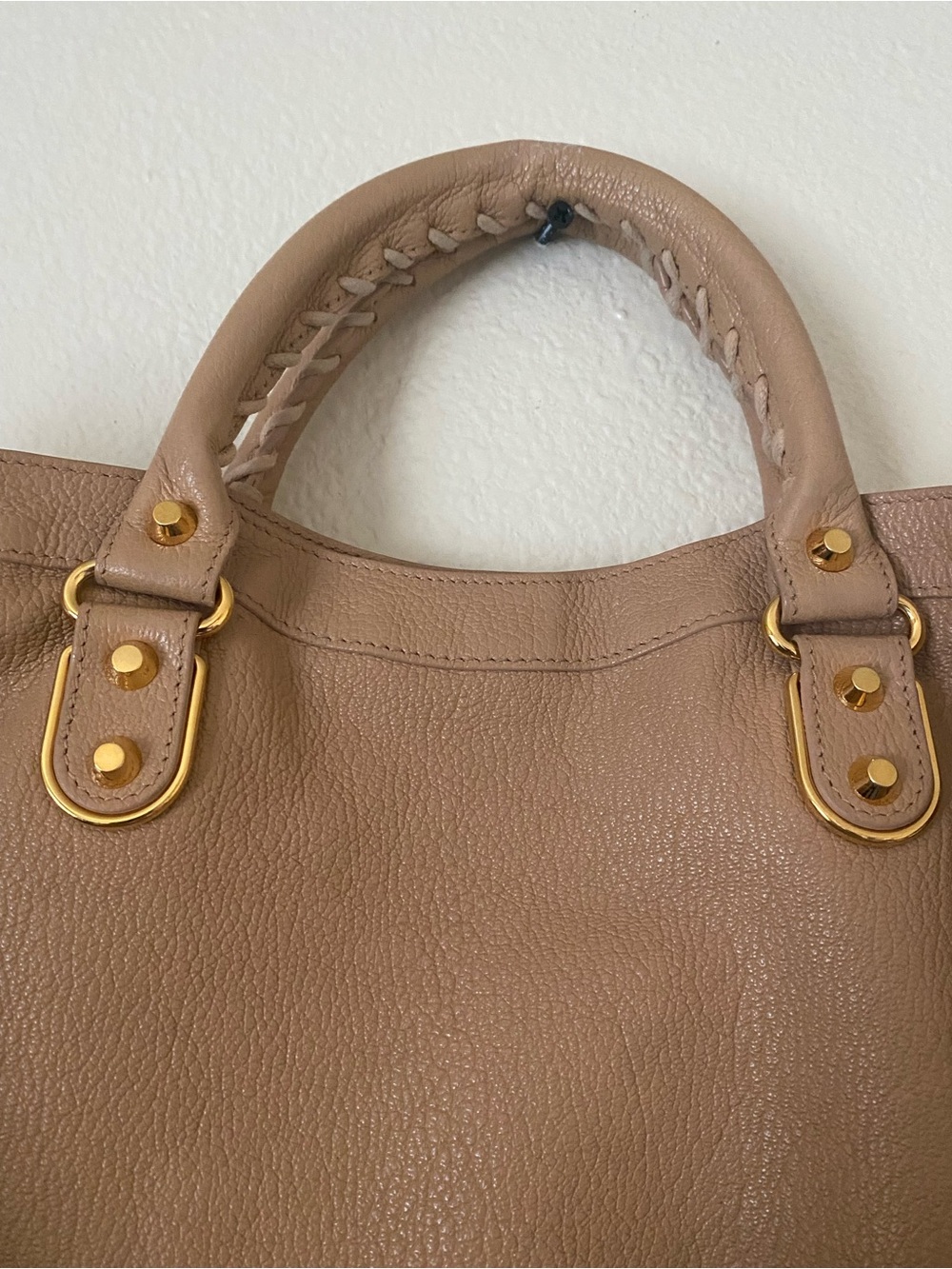 Balenciaga The City Bag Beige Shoulder Bag with Gold Hardware - Picture 5 of 16